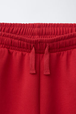 BERMUDA INTERLOCK SPORTY / Rojo - Zara фото 5