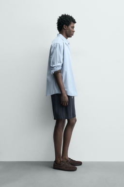 GEOMETRIC JACQUARD BERMUDA SHORTS - Zara фото 4