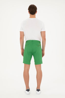 Мужские зеленые тканые шорты - U.s. polo assn фото 11