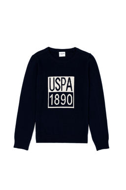 U. S. Polo Assn Темно-синий свитер с круглым вырезом для мальчика - U.s. polo assn фото 4