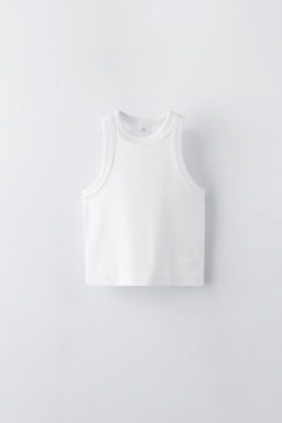 RIBBED RACERBACK TOP - Zara фото 7