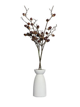 Цветы искусственные «Ветка жёлудей дуба», жёлудь 3.5 см, h=76 см, коричневые