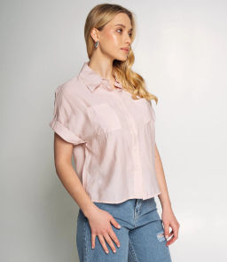 Рубашка #КТ807 (5), пудровый - Dommod фото 2