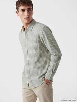 Рубашка мужская Regular Fit в клетку