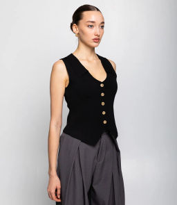 Жилет #КТ103 (7), чёрный