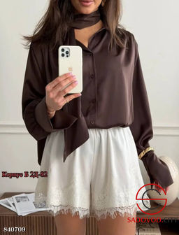 Шорты женские с кружевом