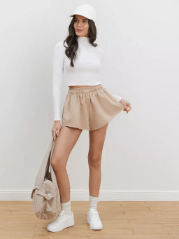 Шорты с высокой посадкой - NEVERLATE фото 3