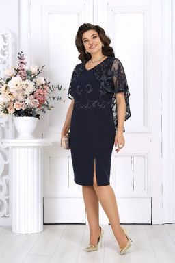 Платье Ninele 7508 синий фото 6