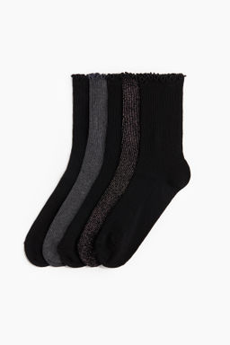 Pack de 5 calcetines en punto de canal?