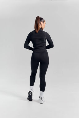 Рашгард Basic Black черный с длинным рукавом