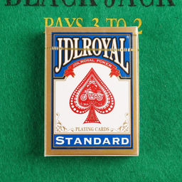 Цена за 2 шт. Карты игральные бумажные Jdlroyal, пластиковое покрытие