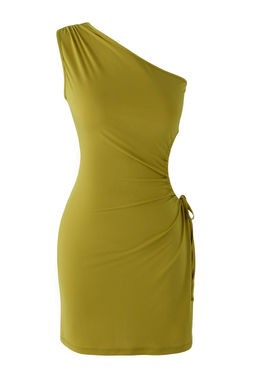 TRENDYOLMILLA Cok Renkli Cicek Desenli Vucuda Oturan Cut Out/Pencere Detayl? Orme K?sa S?k Elbise TPRSS23EL00154  фото 36