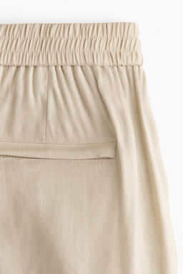 Pantal?n en mezcla de lino Easy-care Loose Fit - H&m фото 7