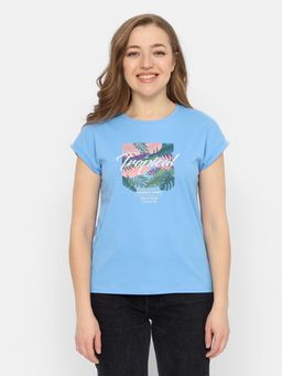 CRB wear/FSSW 60246-43 Футболка женская,голубой/Ex.Cherubino