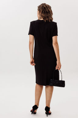 Платье ANELLI 1761 черный лебедь  фото 9