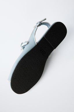 TRIM SLINGBACK BALLET FLATS - Zara фото 7