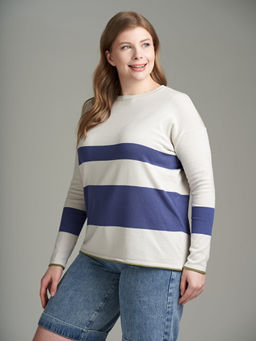 ДЖЕМПЕР OVERSIZE ИЗ НАТУРАЛЬНОЙ ПРЯЖИ