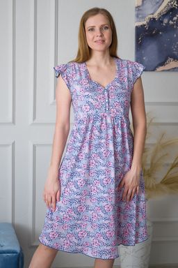 Ночная сорочка из кулирки Анита нежно-розовый - Амадэль фото 7