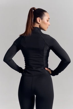 Рашгард Basic Black черный с длинным рукавом