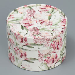 Коробка подарочная, упаковка, Цветы, 13?8.5 см