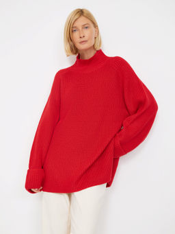 Свитер с содержанием шерсти мериноса B2880/carlate - Emka фото 3