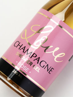 Подарочный набор Love Champagne, гель для душа шампанское 250 мл и бомбочка для ванны, Чистое счастье  фото 4
