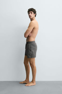STRIPED SWIMMING TRUNKS - Zara фото 6