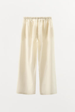 POPLIN PYJAMA TROUSERS - Zara фото 8