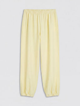 Beli Lastikli K?z ?ocuk Jogger Pantolon