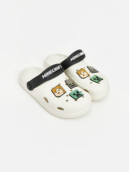 Minecraft Bask?l? Erkek ?ocuk Sandalet