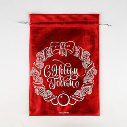 Цена за 10 шт. Мешочек подарочный новогодний парча Вера в чудеса, 20 х 30 см +/- 1.5 см - Дарите счастье фото 3