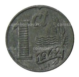 1 цент 1942 года Нидерланды