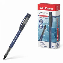 Ручка-роллер ErichKrause UT-1300 Stick Classic 0.7, цвет чернил синий 55395