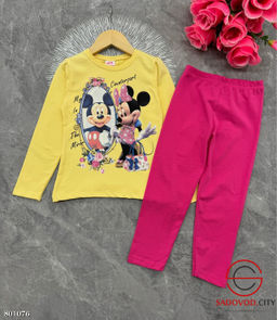 Костюм из хлопка для девочки