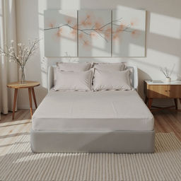 Простыня 1.5 спальная Этель Ivory, 160?235 см, хлопок 100%, перкаль (300 нитей) фото 5