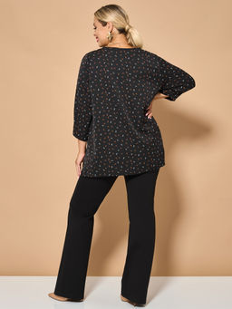 Блузка 0220-1 глубокий чёрный