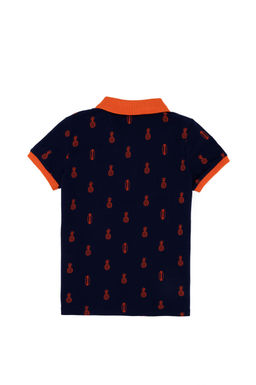 Мальчик темно -синий поло Yaka T -For Неожиданная скидка в корзине - U.s. polo assn фото 2