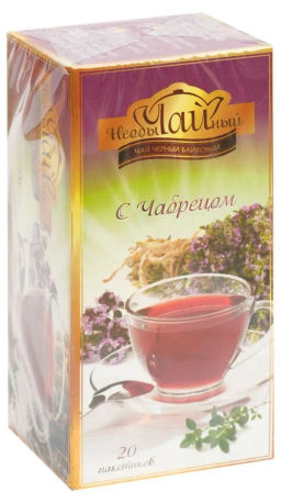 Необычайный/ ЧАБРЕЦ / (351) чай черный байховый без ярлычка вес 1,5 г*20 пак (Рязанская ЧФ)