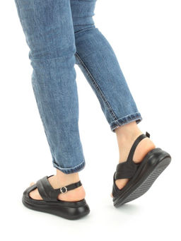08-PEE37-2 BLACK Босоножки женские (натуральная кожа) - Фабричный китай фото 15
