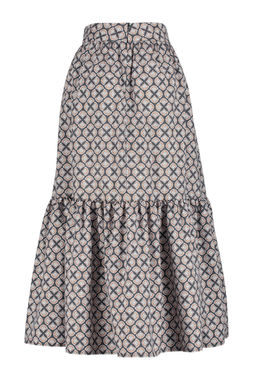 TRENDYOLMILLA Cok Renkli Desenli Klos Maxi Boy Dokuma Etek TWOSS24ET00060 фото 8