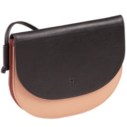 Итальянская маленькая сумочка DuDu Bags серии Altea | черно-розовый