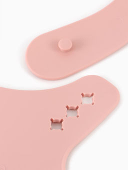 Нагрудник детский, светло-розовый