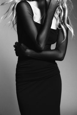 COMBINED FLOWING DRESS