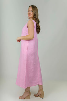 Сарафан платье 100% лен А-силуэт