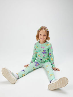 ACOOLA / Брюки детские для девочек (лосины) Selestin_lg набивка  фото 2