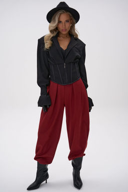 Пиджак  корсет Джуди (чёрный) - Эльза фото 36