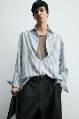 STRIPED TEXTURED SHIRT