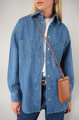 Женская джинсовая рубашка Happyfox