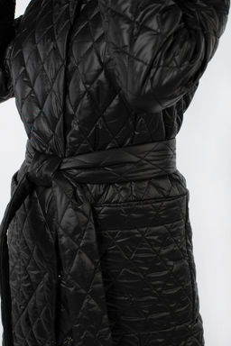 01-11383 Пальто женское демисезонное (пояс) - El podio фото 7