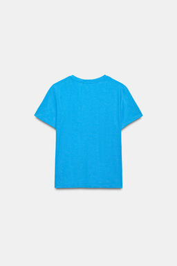 CAMISETA R?STICA ALGOD?N / Azul - Zara фото 11